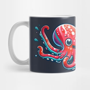 Cute red octopi Mug